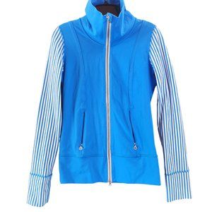 Lululemon Women's Daily Jacket Beaming Blue/Polar Cream - Size 4